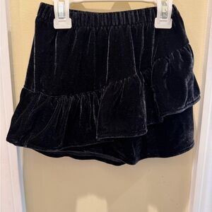 Holiday Time Toddler Girls Tiered Ruffle Velour Skirt Size 2T